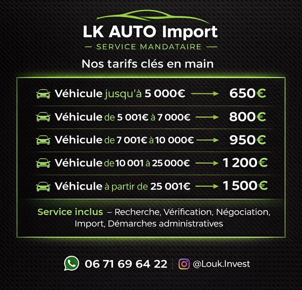 Grille tarifaire